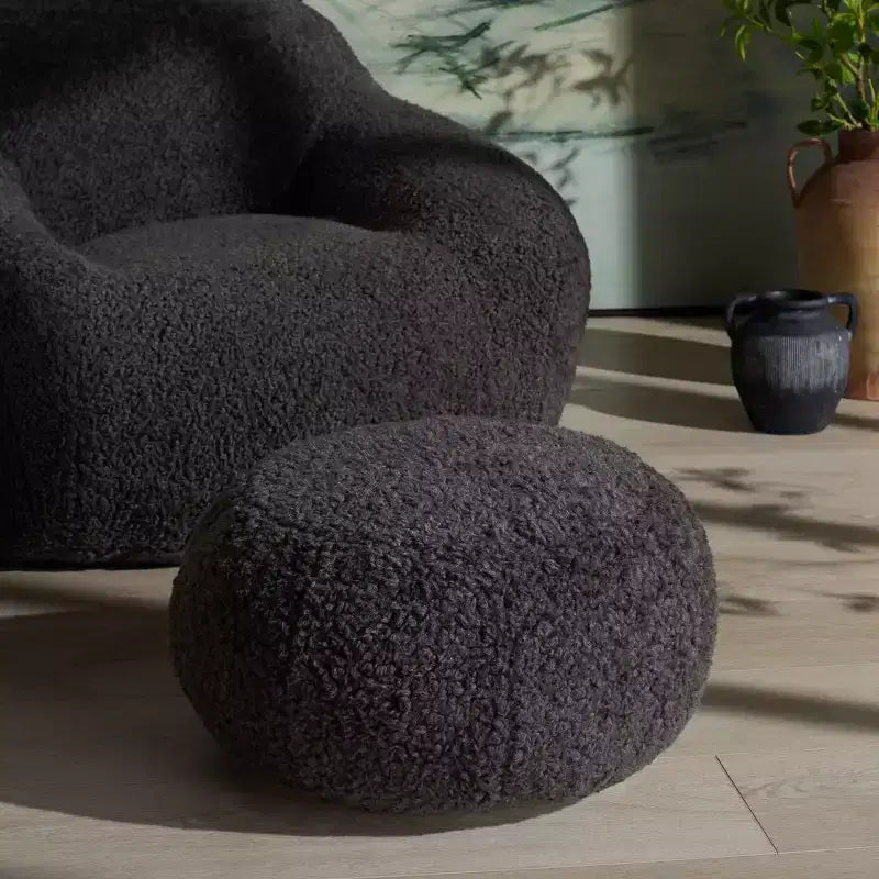 Gracelina Round Pouf - SFV2011 - Safavieh Couture