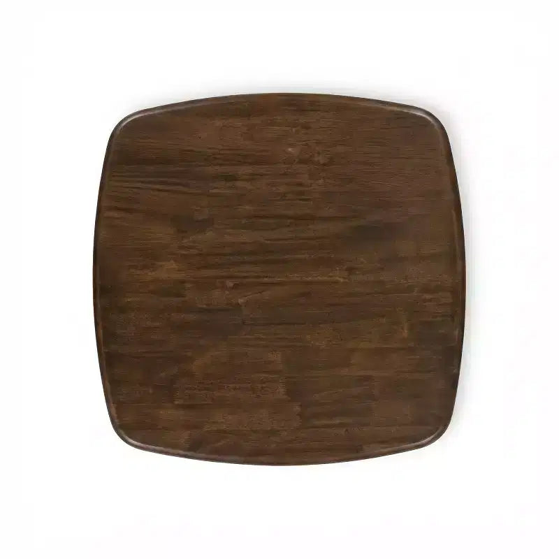 Christopher Knight Home Lukas Modern Square Rubber Wood Counter Table with Curved Edge