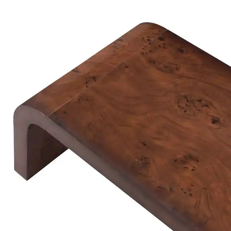 Christopher Knight Home Arden Modern Waterfall Coffee Table with Curved Edges
