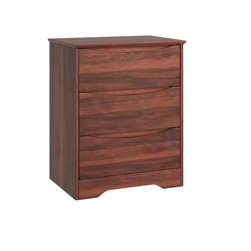 Modern Dresser with 3 Spacious Drawers - 23.6x14.2x29.5, Hidden Handles for Bedroom & Living Room