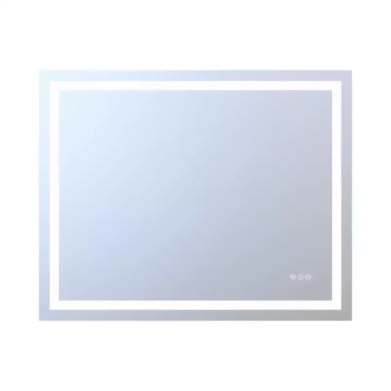 SUMERAIN 48x36 Wall LED Bathroom Mirror Shatter-Proof, ETL Anti-Fog Vanity Mirror Stepless Dimmable