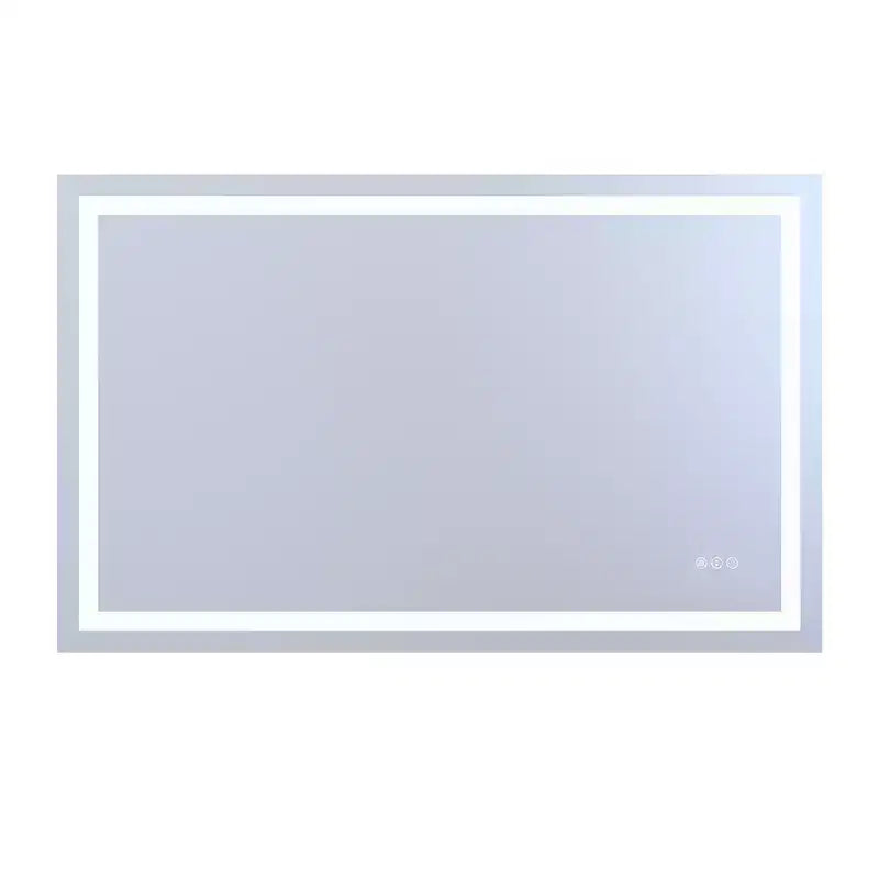 SUMERAIN 48x30 Wall Bathroom Mirror with 3 Color, Anti-Fog ETL Smart LED Vanity Mirror with Light