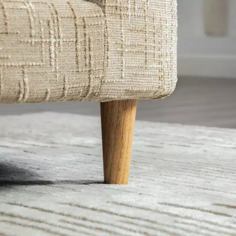 Upholstered Bench Padded Bed End Bench Chenille Chaise Lounge Couch Minimalist Entryway Bench Footstool with Soft Cushion & Pillow - ModernLuxe