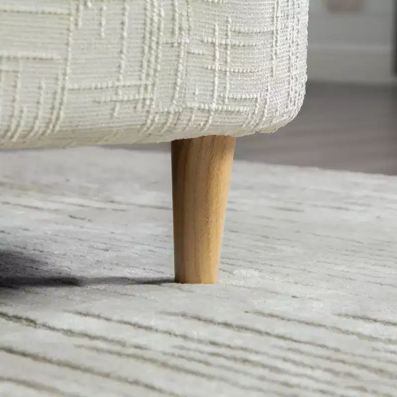 Upholstered Bench Padded Bed End Bench Chenille Chaise Lounge Couch Minimalist Entryway Bench Footstool with Soft Cushion & Pillow - ModernLuxe