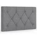 Costway Upholstered Headboard for Twin Size Bed w/ Fabric Upholstery Adjustable Height