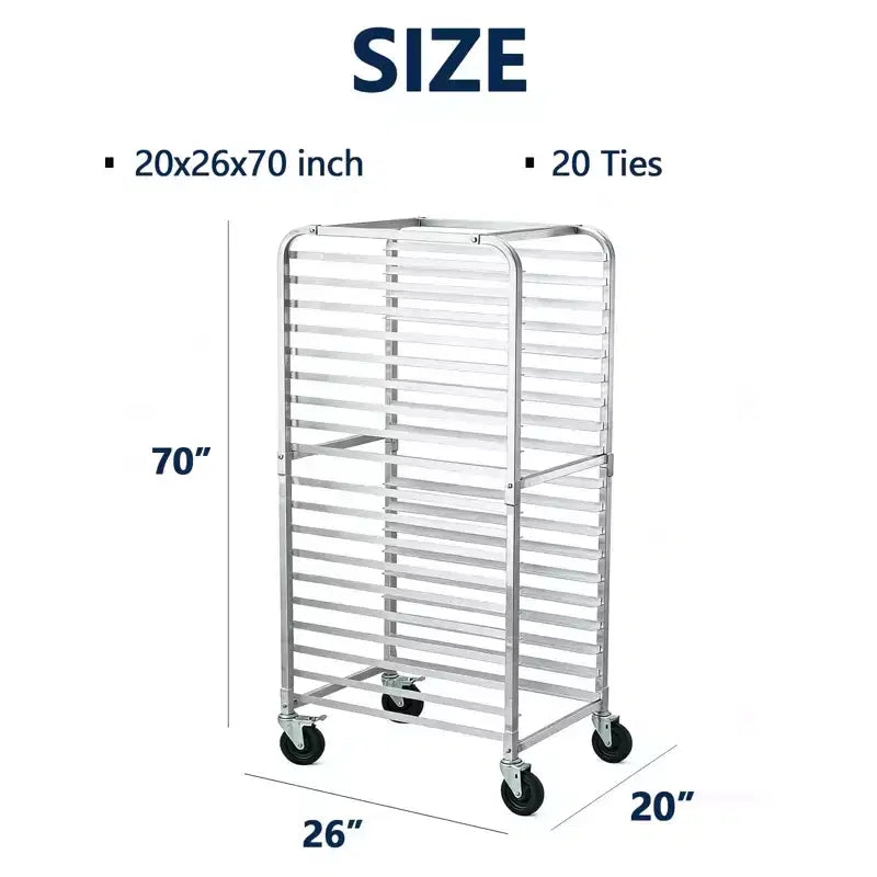 5/20 Tier Bun Pan Rack, Bread Cooling Storage for Kitchen, Bakery & Restaurant