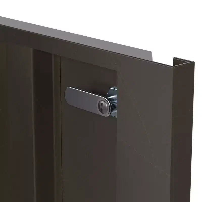 AOBABO Lockable Steel File Storage Organizer Cabinet with Adjustable Shelves and Wheels for Home, School, Office, and Garage Organization, Black