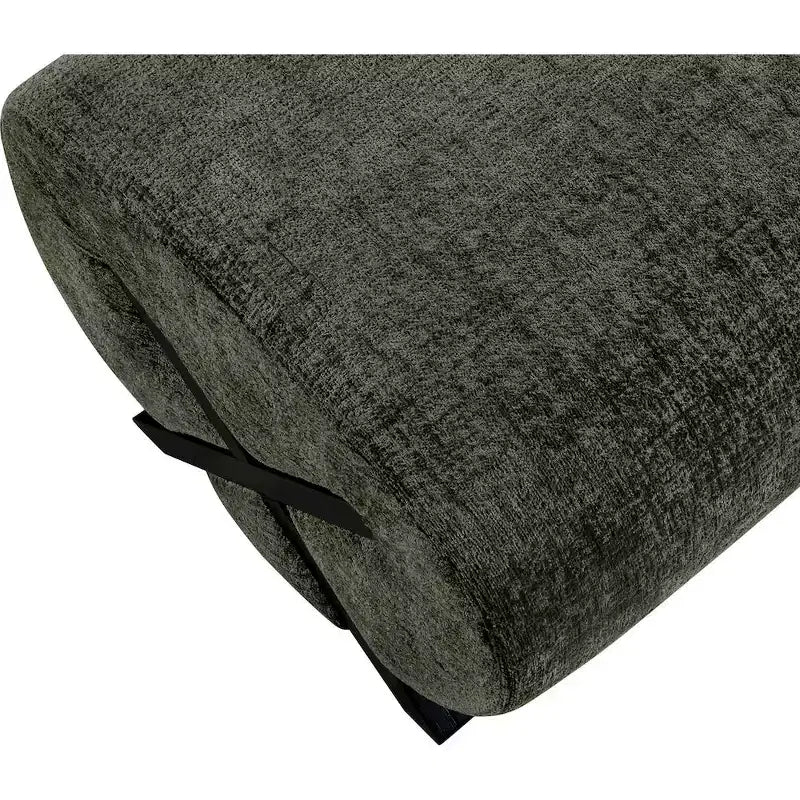 Meridian Furniture Akira Fabric Upholstered Ottoman