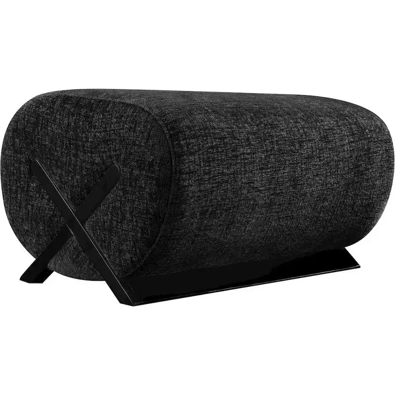 Meridian Furniture Akira Fabric Upholstered Ottoman