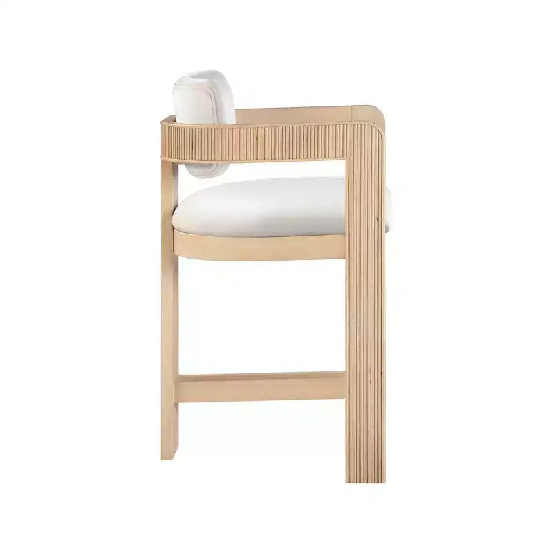 Meridian Furniture Sacha Velvet Bar Stool