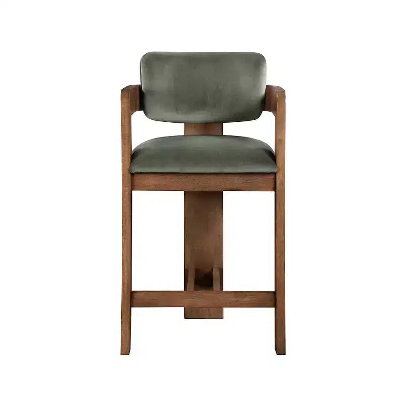 Meridian Furniture Sacha Velvet Bar Stool