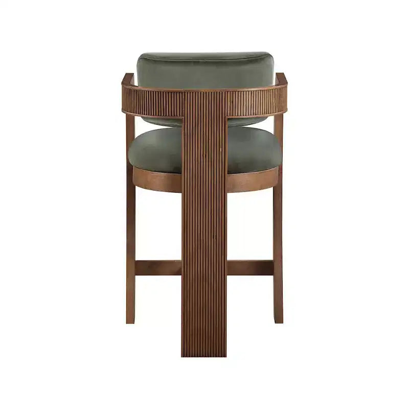 Meridian Furniture Sacha Velvet Bar Stool
