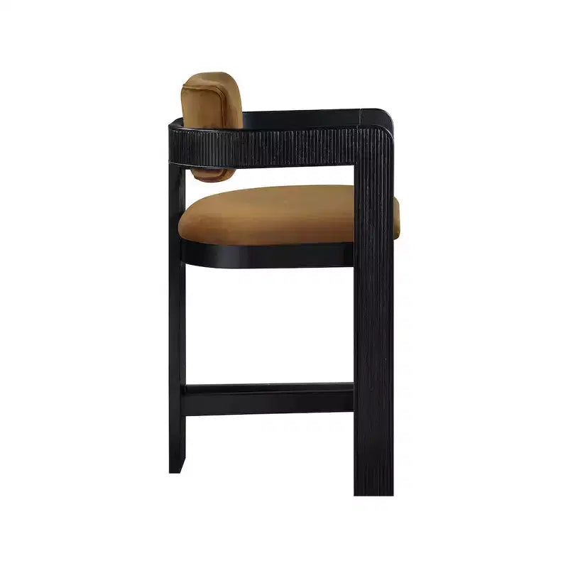 Meridian Furniture Sacha Velvet Bar Stool