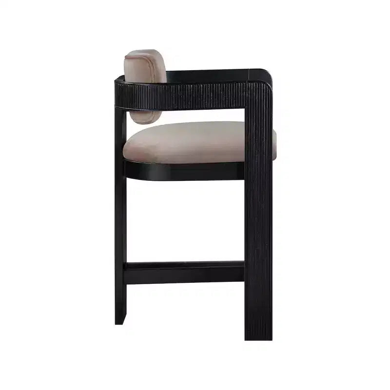 Meridian Furniture Sacha Velvet Bar Stool