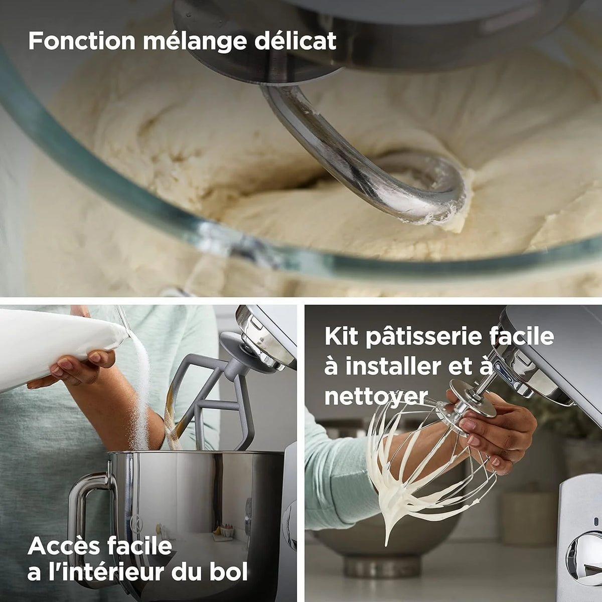 ROBOT CULINAIRE KMX750BK, Multifonction, Variateur de vitesse 6 positions