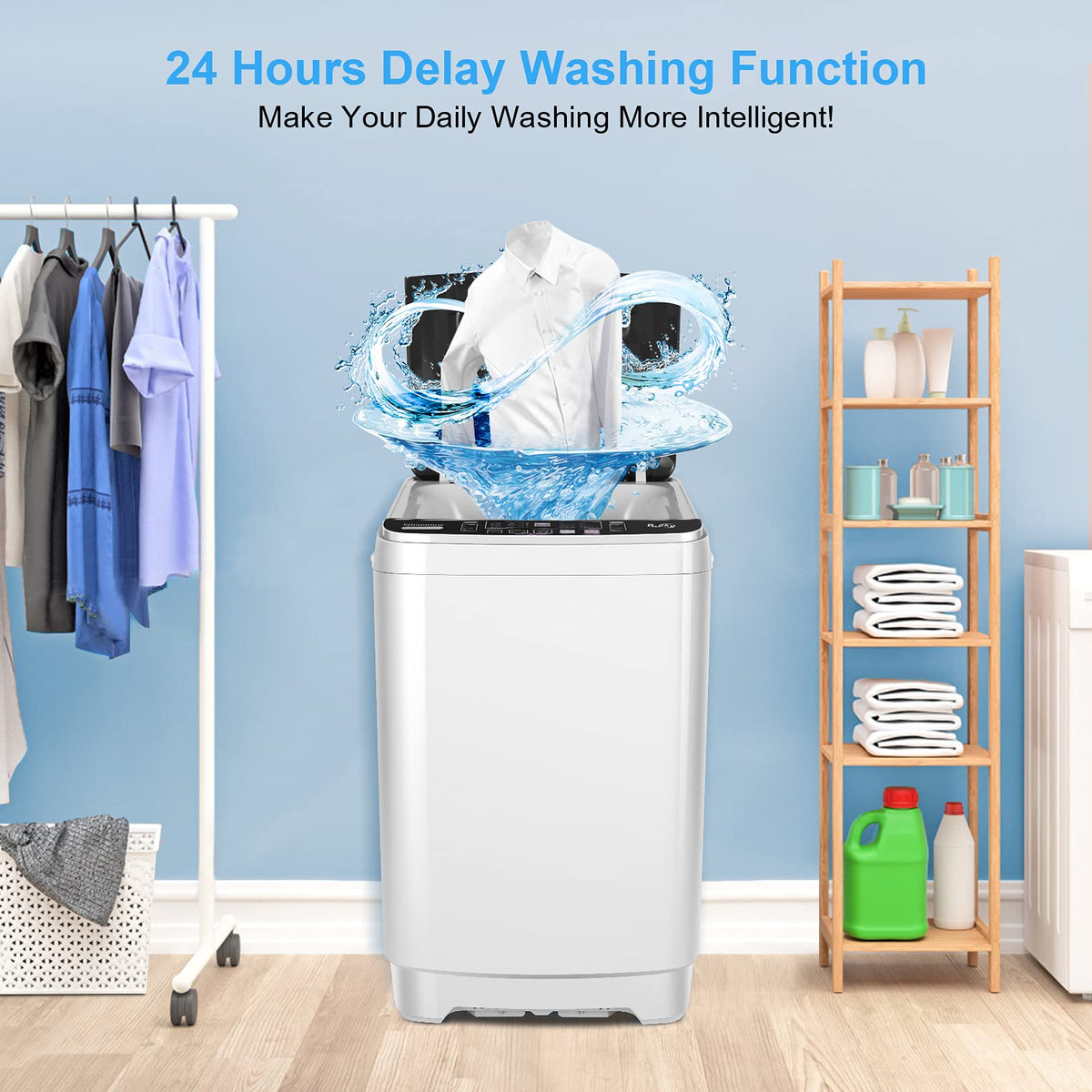 17 8Lbs Portable Washing Programs Apartment