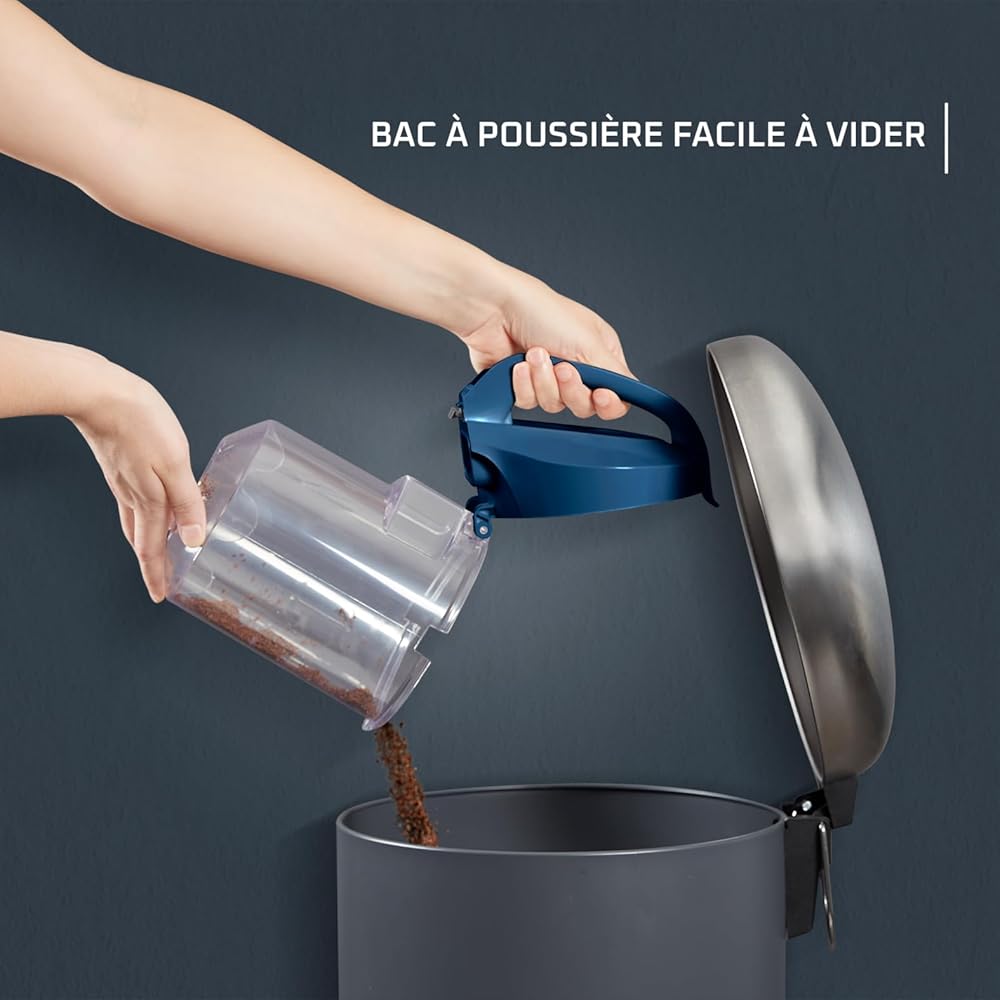 Rowenta Swift Power Cyclonic Aspirateur sans sac, Puissance 900 W max, Compact, Haute filtration, Nombreux accessoires RO2981EA, Bleu, Única : Cuisine et Maison