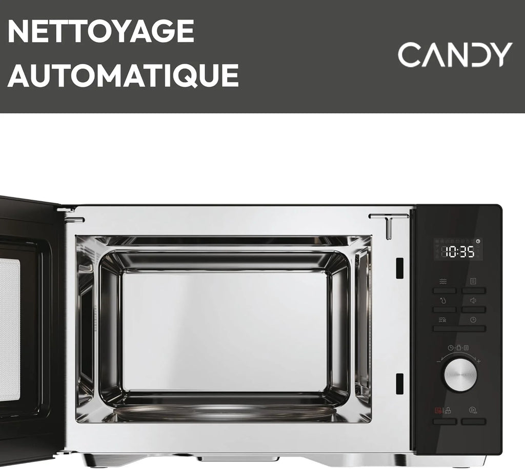 Essenza CMWA32EDLB Four Micro-ondes 1000W 32L Digital, Fonction Décongélation et Nettoyage Auto