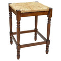 Carolina Living 24" Turner Counter Height Barstool Chestnut: Rubberwood Frame, Square Seat
