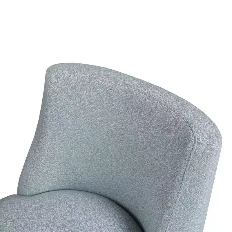 25" Delaney Upholstered Counter Height Barstool Blue - Martha Stewart: Square Seat, Wood Legs, Polyester Fabric