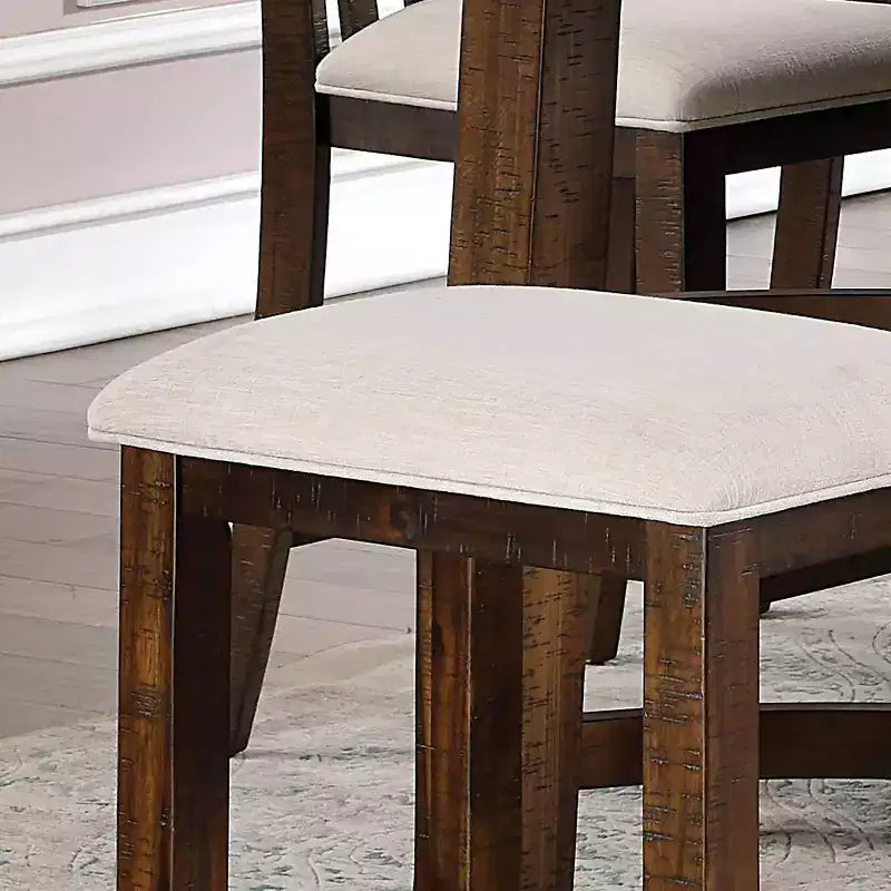 2pk 25" Foret Rustic Counter Height Barstools Rustic Oak - HOMES: Inside + Out