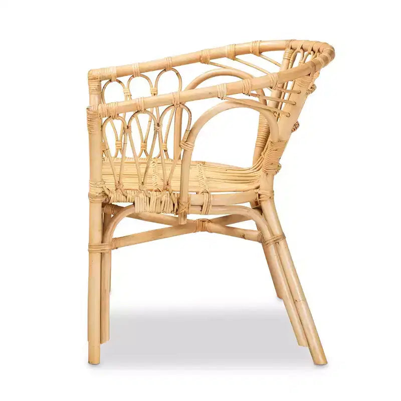 Kaka Rattan Dining Chair Natural/Brown - bali & pari