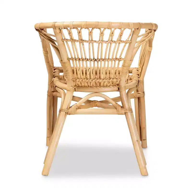 Kaka Rattan Dining Chair Natural/Brown - bali & pari