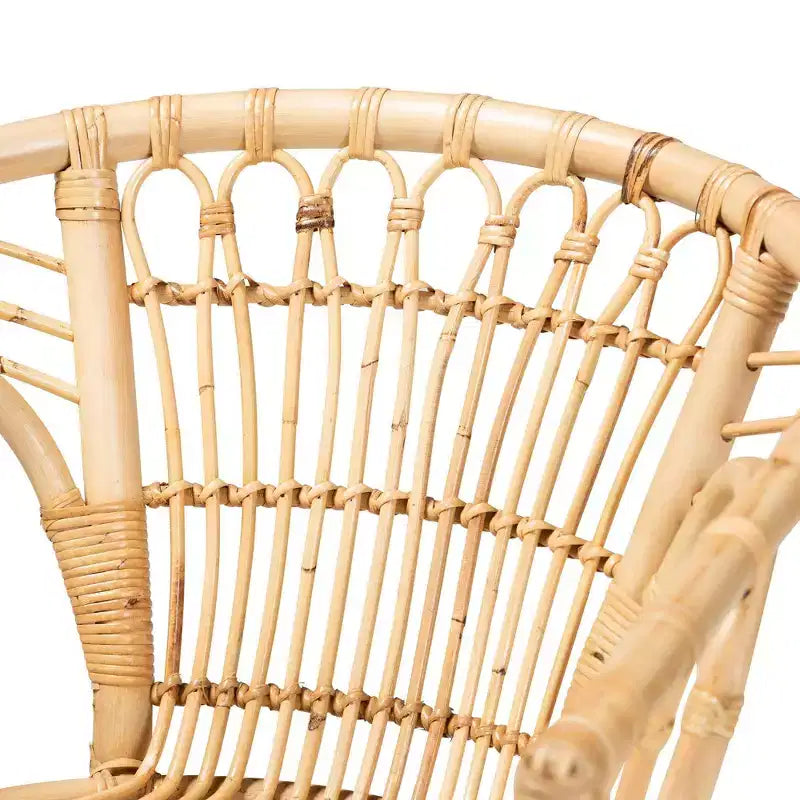 Kaka Rattan Dining Chair Natural/Brown - bali & pari