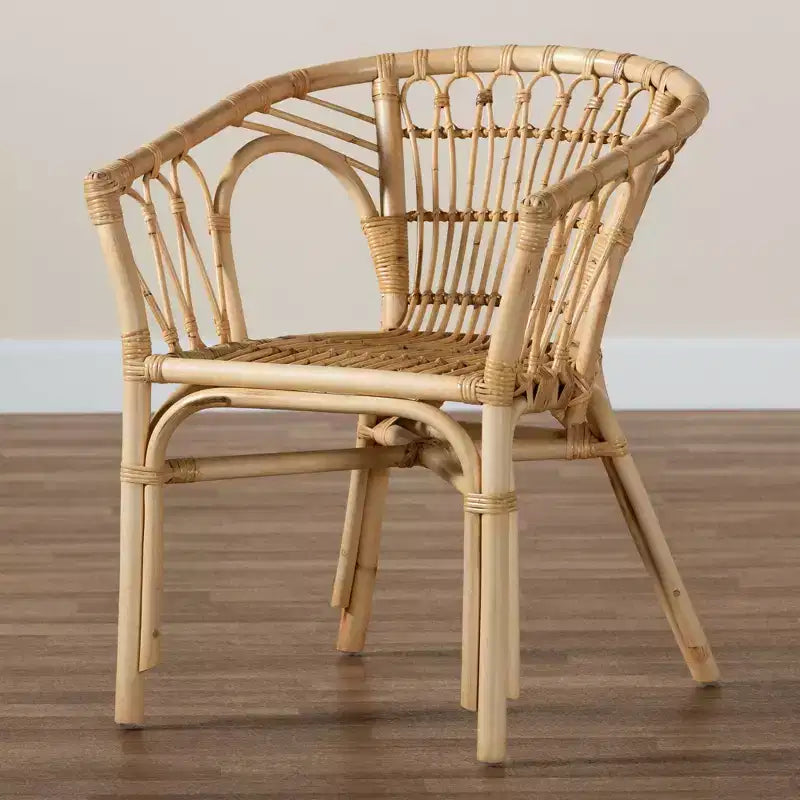 Kaka Rattan Dining Chair Natural/Brown - bali & pari