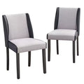 angelo:HOME Grayson Dining Chair Gray/Navy