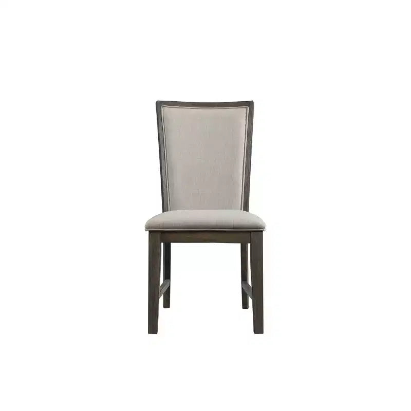 Jasper Slat Back Side Chair Set Toasted Walnut - Picket House Furnishings: Upholstered, Polyester, Wood Frame, 300lb Capacity