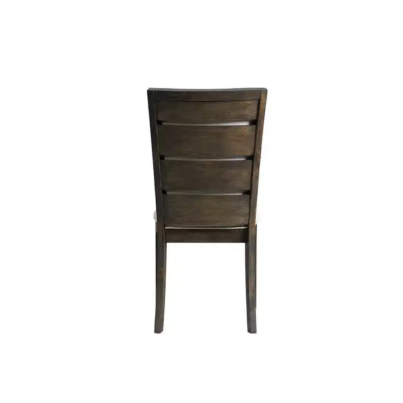 Jasper Slat Back Side Chair Set Toasted Walnut - Picket House Furnishings: Upholstered, Polyester, Wood Frame, 300lb Capacity