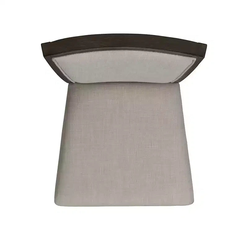 Jasper Slat Back Side Chair Set Toasted Walnut - Picket House Furnishings: Upholstered, Polyester, Wood Frame, 300lb Capacity