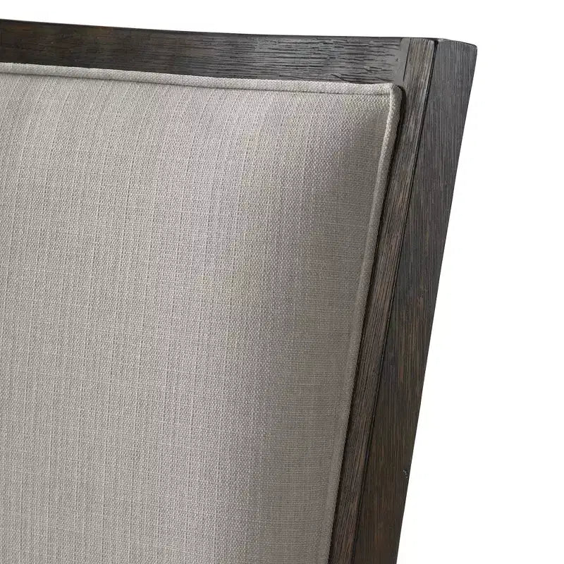 Jasper Slat Back Side Chair Set Toasted Walnut - Picket House Furnishings: Upholstered, Polyester, Wood Frame, 300lb Capacity