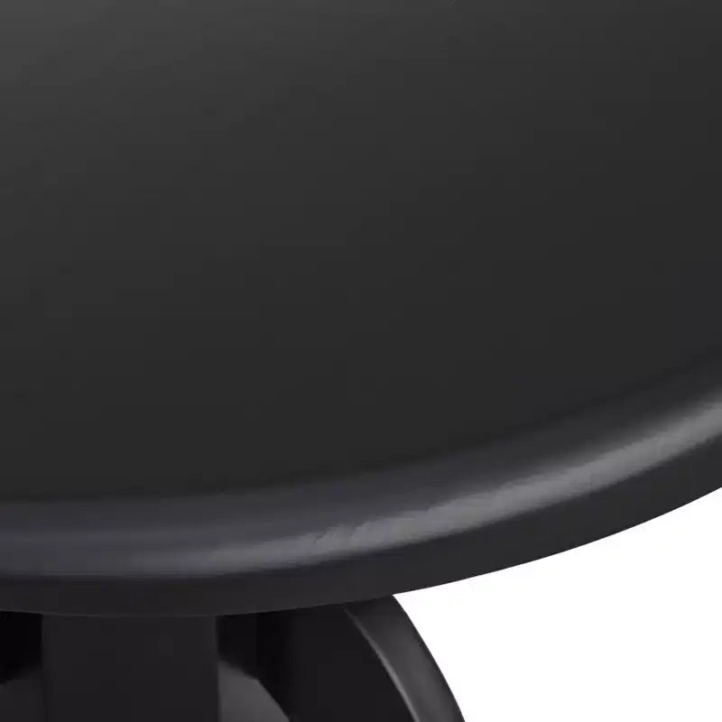 Buylateral 5pc Thorton Farmhouse 40" Round Dining Set Black