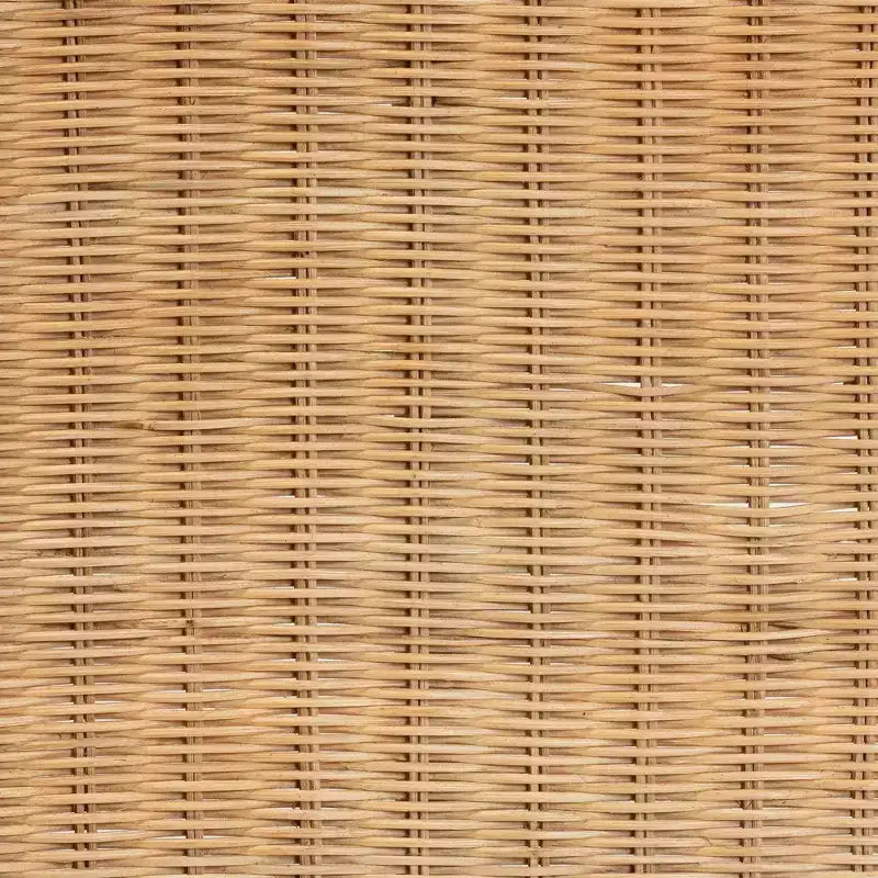 Cacaban Rattan Accent Bench Natural/Brown - bali & pari: Handcrafted, Indoor Furniture, Entryway Seating