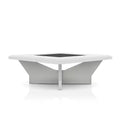 miBasics Manke Square Contemporary Modern Coffee Table White