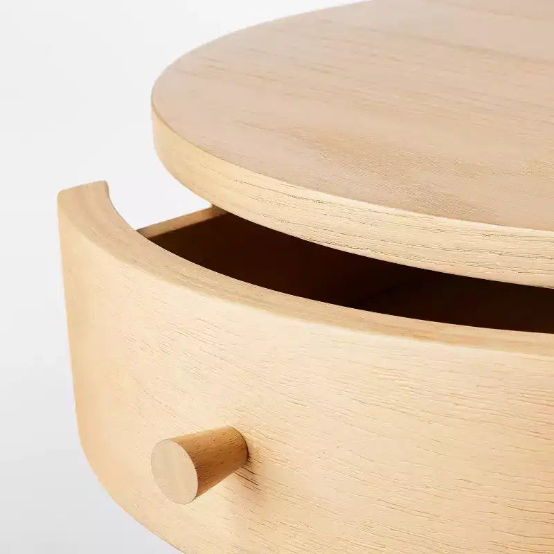 Wasatch Side Table with Drawer Light Natural - Threshold™ designed with Studio McGee Assembly Required