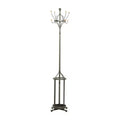 Industrial Iron Coat Rack Black - Olivia & May: Entryway, Lobby Storage, No Assembly Required