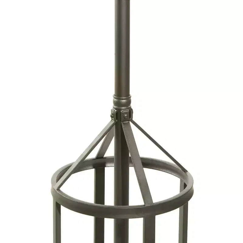 Industrial Iron Coat Rack Black - Olivia & May: Entryway, Lobby Storage, No Assembly Required
