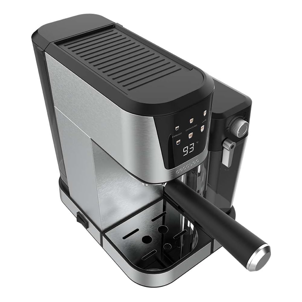 Cecotec Machine a Café Expresso Semi-Automatique Power Espresso 20 Cream. Cafetière Semi-Automatique, 20 Bars, Réservoir À Lait 700 Ml, Système De Chauffage Thermoblock, Pompe Puissante Force Aroma : Cuisine et Maison