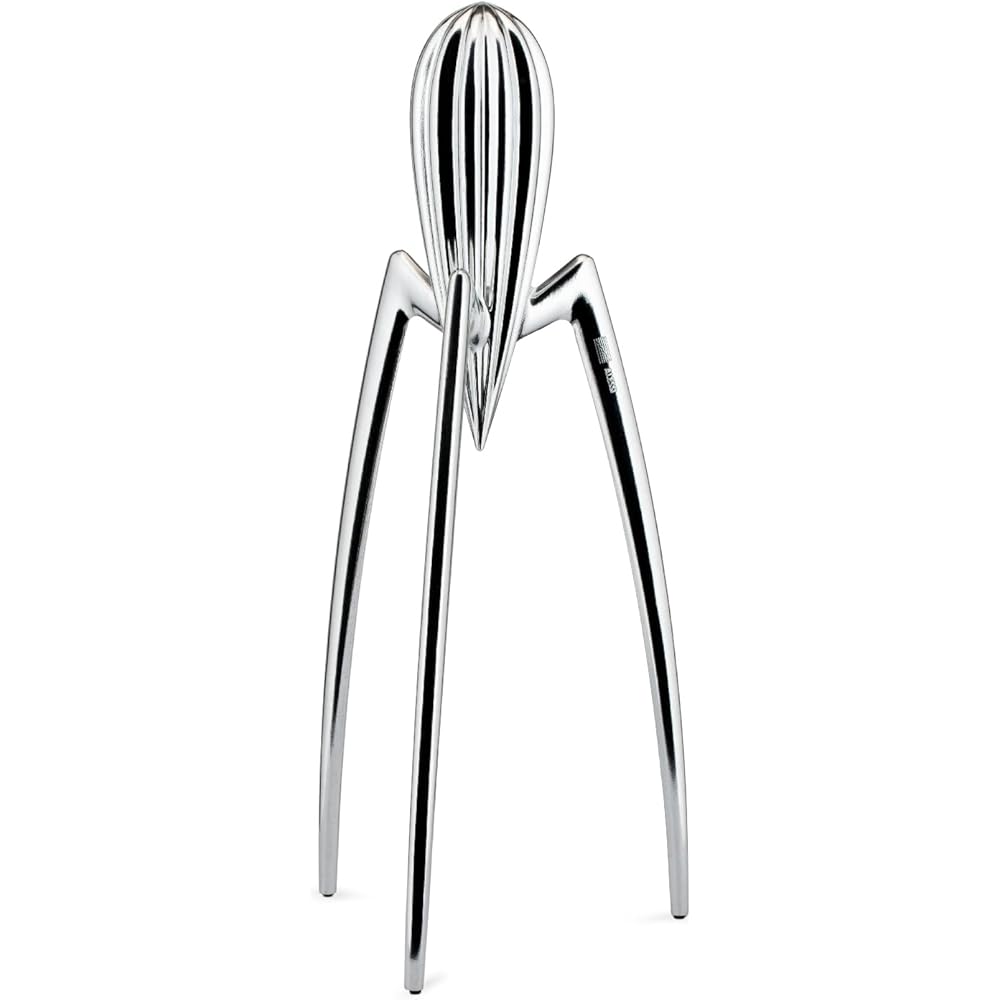 Alessi - PSJS - Juicy Salif - Presse-Agrumes en Fonte d'Aluminium Brillant Pieds en PA : Cuisine et Maison