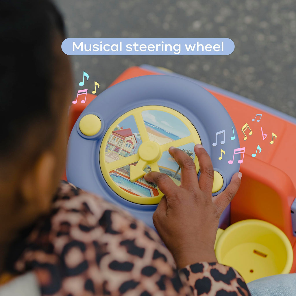 Bluey Rutschauto für Kleinkinder, aufladbar