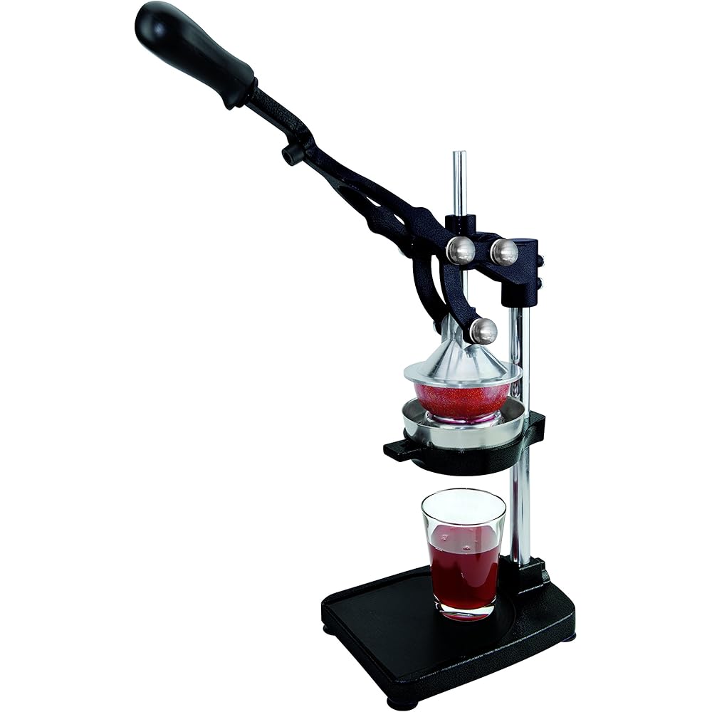 Ilsa Professional Presse-Grenades/Agrumes Fonte-Aluminium-INOX-ABS, Noir : Cuisine et Maison