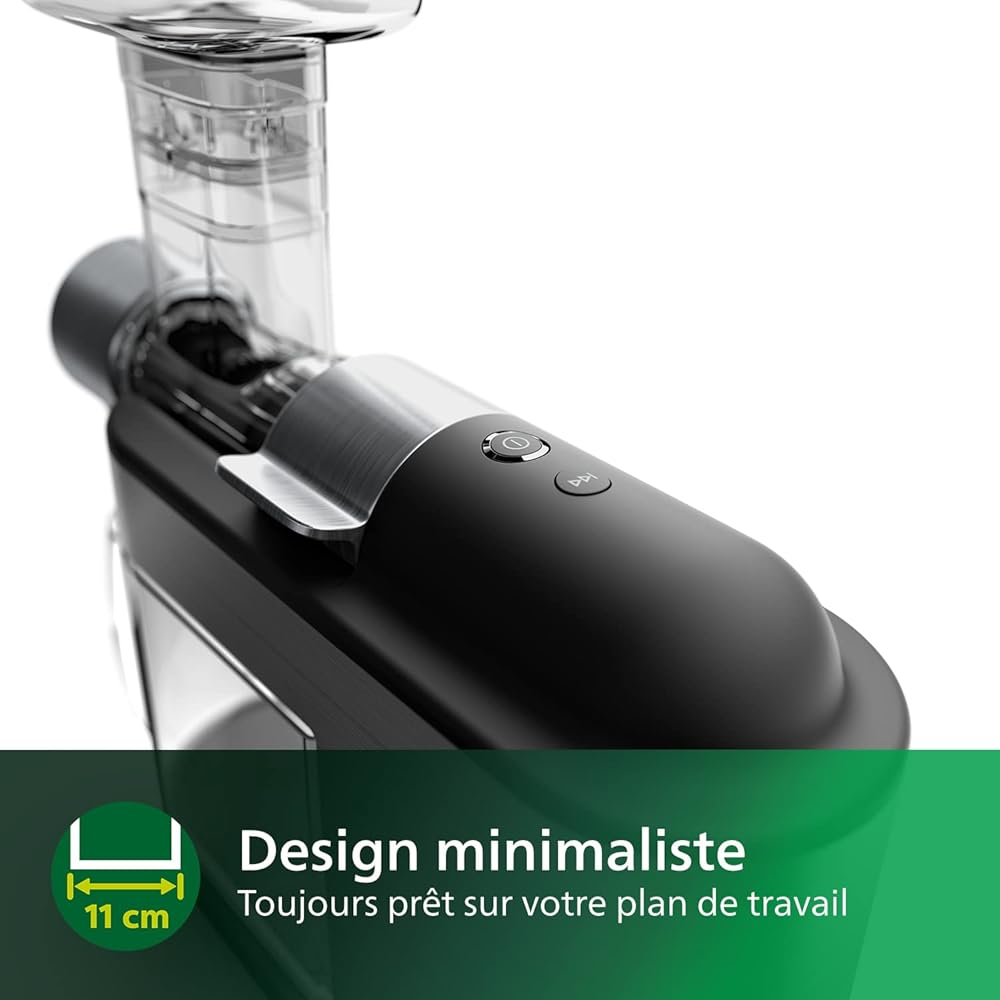 Philips Extracteur de Jus - 200W, 1L, Appli Recettes HomeID, Grande Cheminée, Nettoyage Rapide (HR1949/20) : Cuisine et Maison