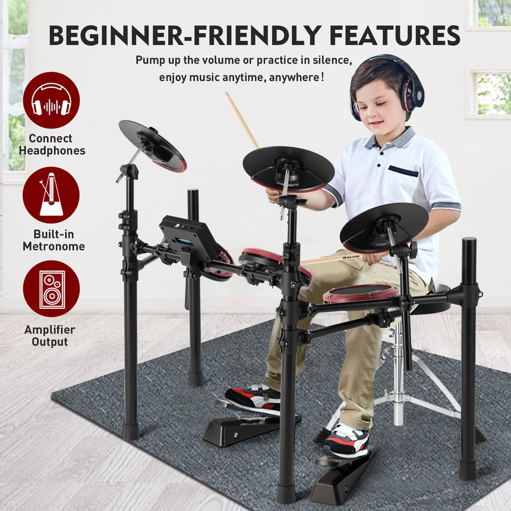 MUSTAR E-Drum-Set, elektronisches Schlagzeug