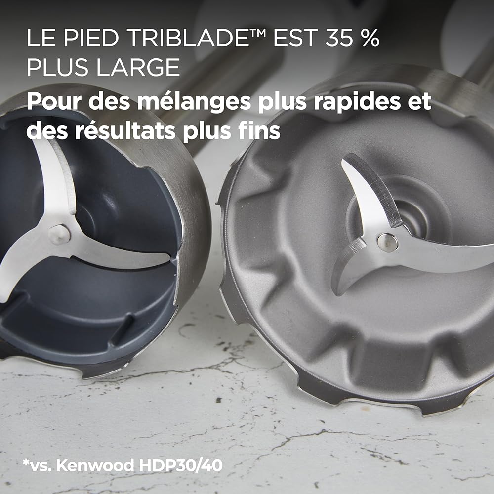 Kenwood HBM60.007GY Mixeur Blender Gris : Cuisine et Maison