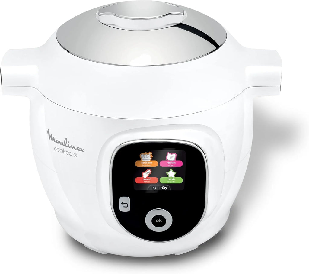 Cookeo Multicuiseur intelligent 6L, Ecran intuitif, 1600W, Blanc, CE854110