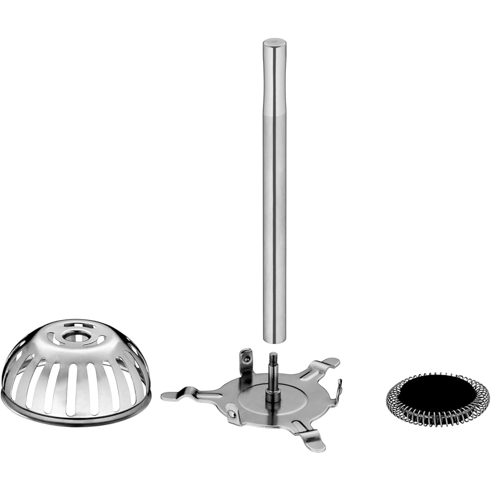 WMF Lono Glas Mousseur à lait électrique, 150-250 ml, 650 W, mixeur Frappe, écran tactile, pour mousse de lait chaud et froid, lait chaud, chauffe-lait, machine à cacao, chocolat chaud, acier : Cuisine et Maison