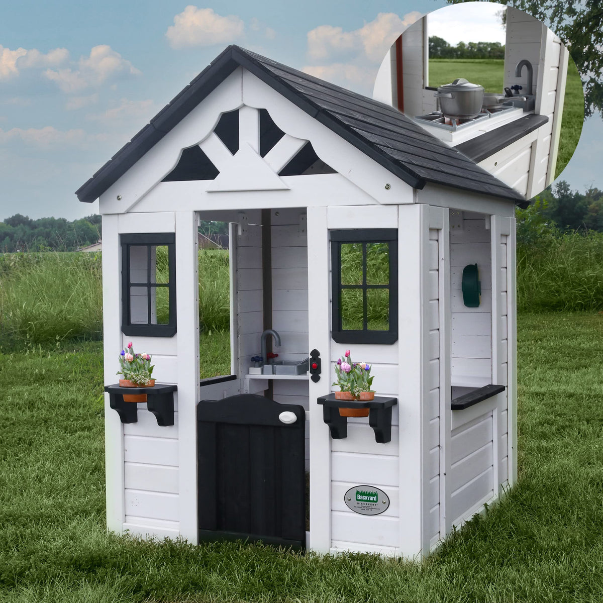 Backyard Discovery Sweetwater Playhouse Flowerpot